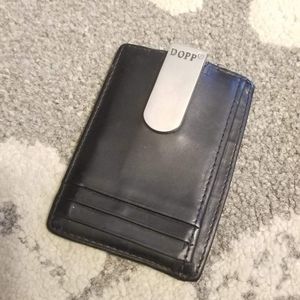 Dopp slim wallet w/ money clip